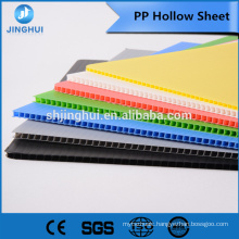 4mm 700gsm blue color PP Hollow sheet